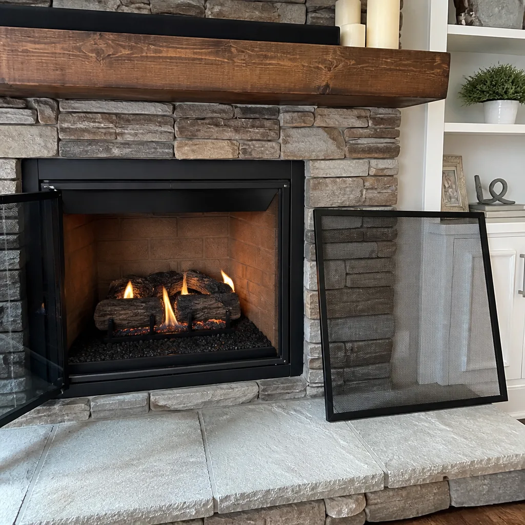 Gas fireplace service